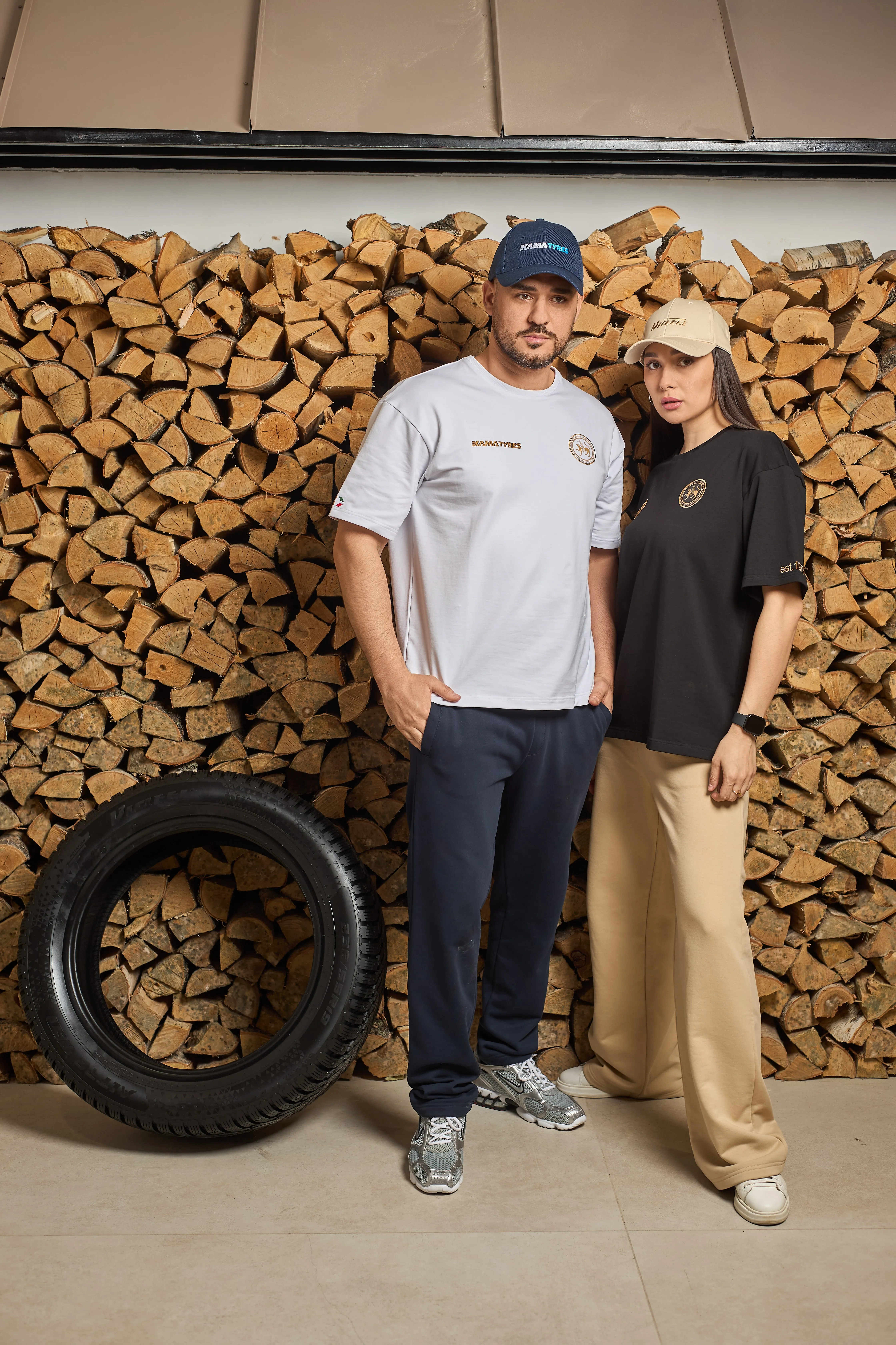 Футболка KAMA TYRES белая мужская